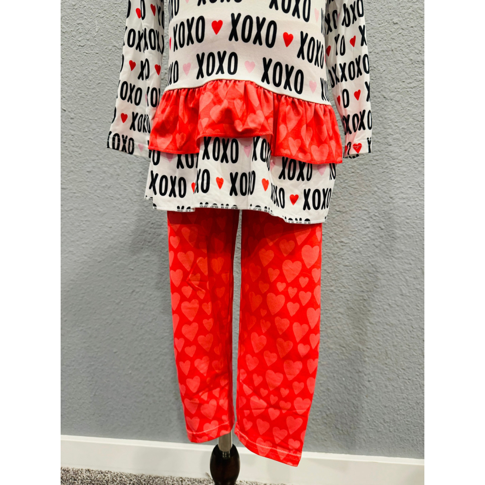 Wellington Designs Girls XO Pants Set, Sz 3T - Picture 6 of 7